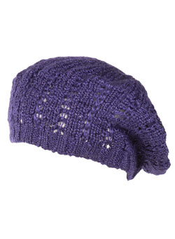 Dorothy Perkins Purple slouchy beret
