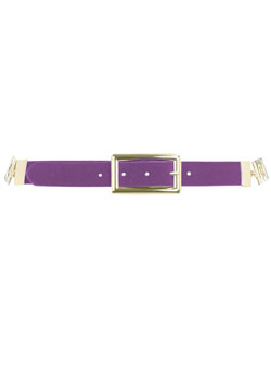 Dorothy Perkins Purple suede vintage belt
