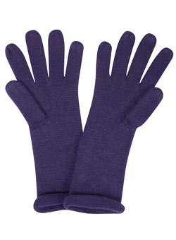Dorothy Perkins Purple supersoft gloves