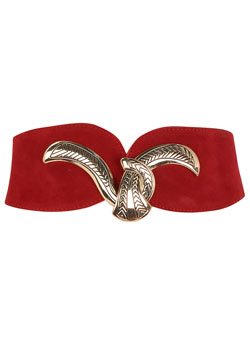 Dorothy Perkins Red chunky vintage belt