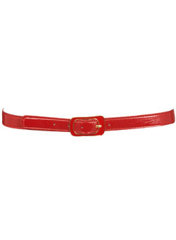 Dorothy Perkins Red enamel jeans belt