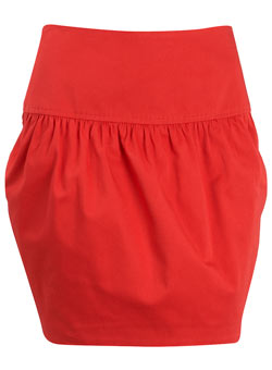 Dorothy Perkins Red lantern style tulip skirt