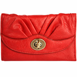 Dorothy Perkins Red lock purse