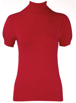 Dorothy Perkins Red roll neck jumper