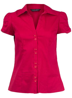 Dorothy Perkins Red short sleeve shirt