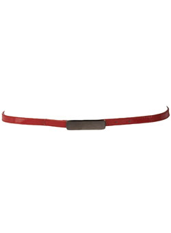 Dorothy Perkins Red skinny metal plate belt