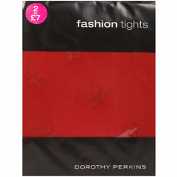 Dorothy Perkins Red star tights