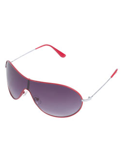 Dorothy Perkins Red thin metal visor