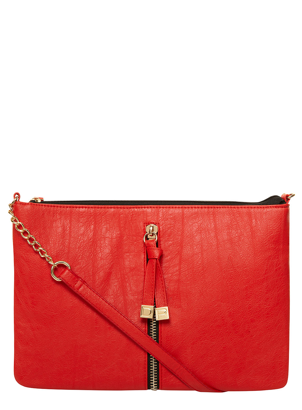 Dorothy Perkins Red Vertical Zip Crossbody bag 18346326
