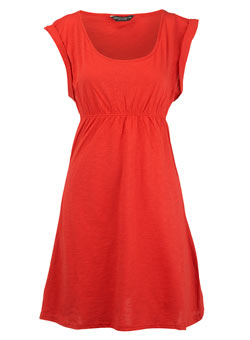 Dorothy Perkins Red waisted tunic