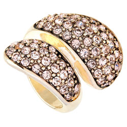 Dorothy Perkins Rhinestone Twist Ring