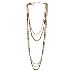 Dorothy Perkins Ribbon and Chain Necklace