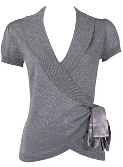 Dorothy Perkins Satin wrap cardigan