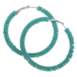 Dorothy Perkins Seed Bead Hoop Earrings