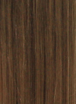 Silky Straight mid brown hair extensions