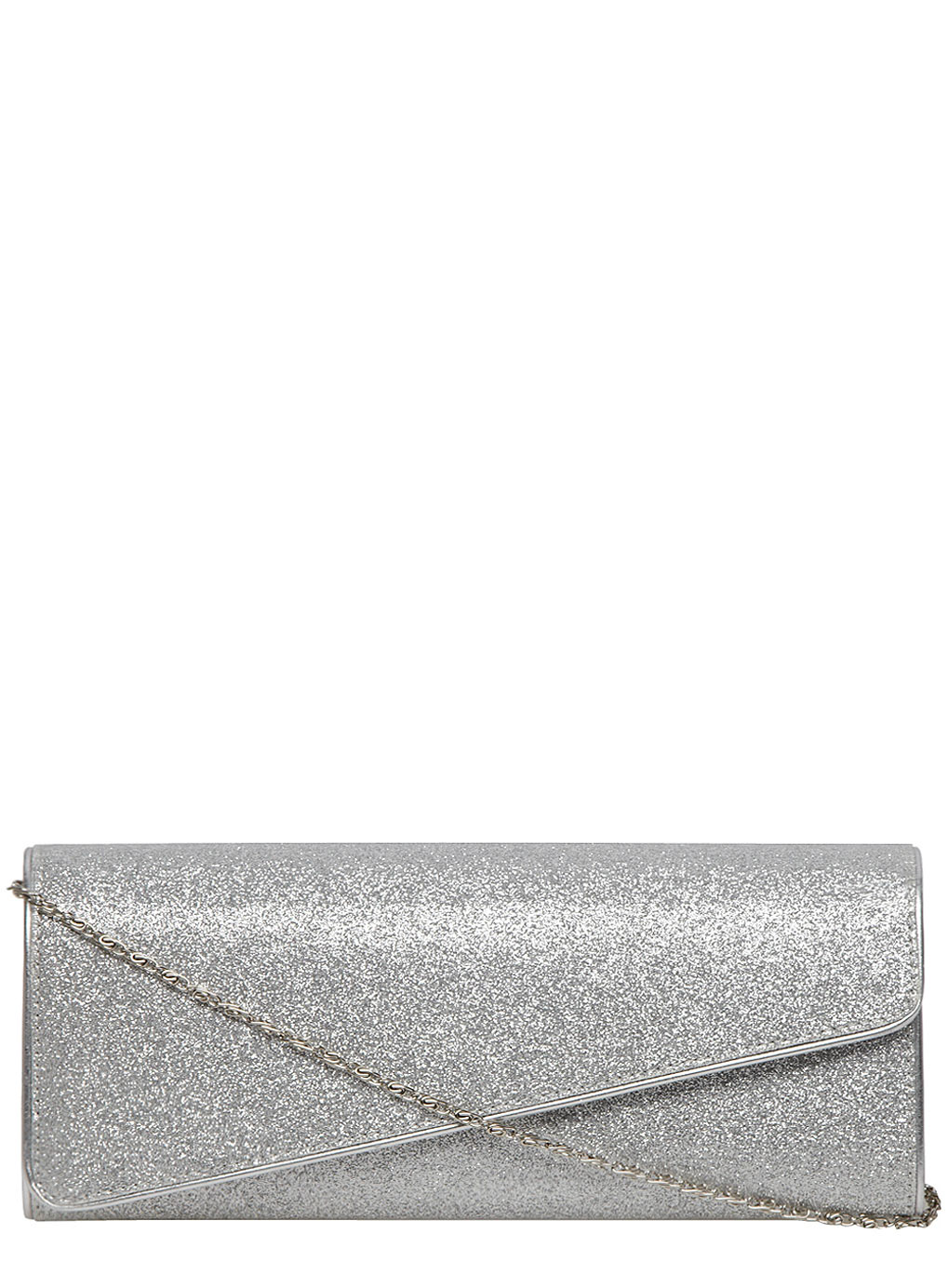 Dorothy Perkins Silver asymmetrical clutch 22102700