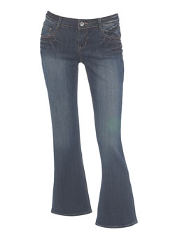 Dorothy Perkins Silver Stitch dark wash bootleg jeans