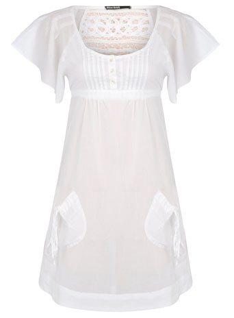 Silver Stitch white blouse