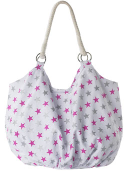 Dorothy Perkins Star print beach bag