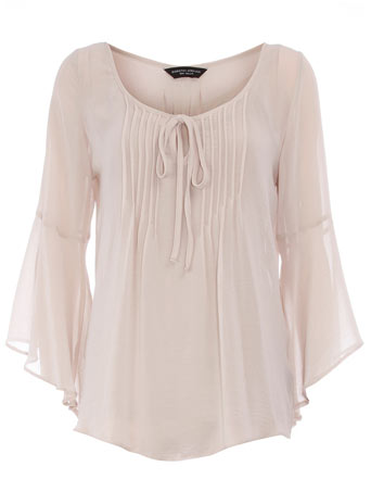 Dorothy Perkins Stone 70s sleeve blouse DP05252282