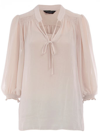 Dorothy Perkins Stone tie neck blouse DP05251982