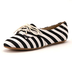 Dorothy Perkins Stripe canvas jazz pumps