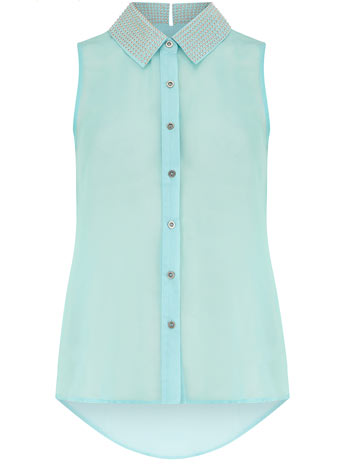 Dorothy Perkins Stud collar blouse DP84000233