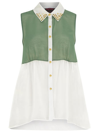 Dorothy Perkins Stud collar blouse DP84000258