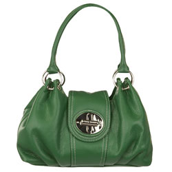 Suzy Smith green twist bag
