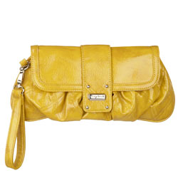 Dorothy Perkins Suzy Smith yellow clutch