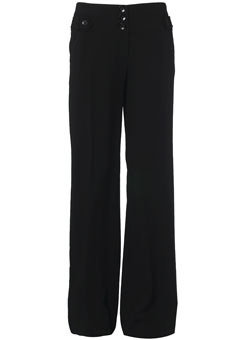 Dorothy Perkins Tall black wideleg trousers