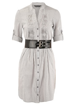 Dorothy Perkins Tall Blue stripe shirt