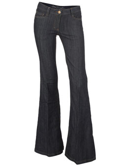 Dorothy Perkins Tall blue superflare jeans