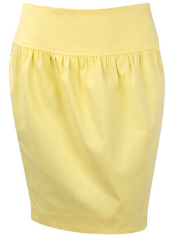 Dorothy Perkins Tall lemon lantern skirt