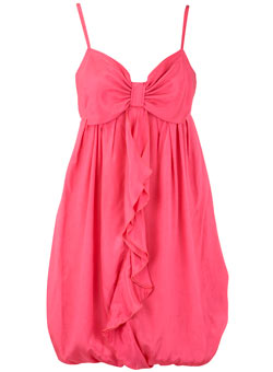 Tall pink bow tunic