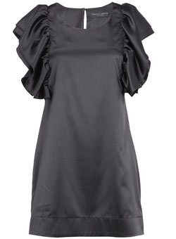 Dorothy Perkins Tall silver frill sleeve tunic