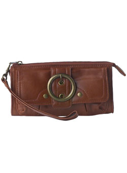 Dorothy Perkins Tan buckle purse