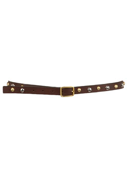 Dorothy Perkins Tan leather dome stud belt