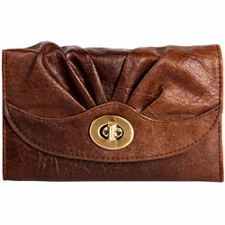 Dorothy Perkins Tan lock purse