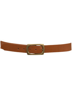 Dorothy Perkins Tan rectangle buckle belt