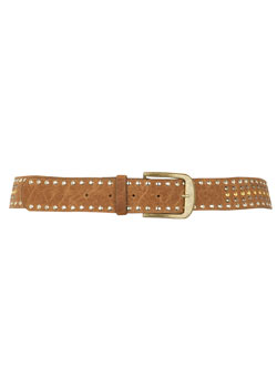 Dorothy Perkins Tan stud jeans belt