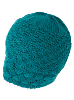 Dorothy Perkins Teal slouchy bowl beanie