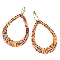 Dorothy Perkins Thread Wrapped Hoop Earrings