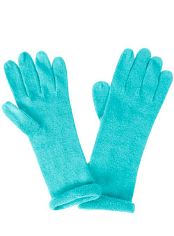 Dorothy Perkins Turquoise supersoft gloves