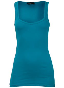 Dorothy Perkins Turquoise v-neck vest