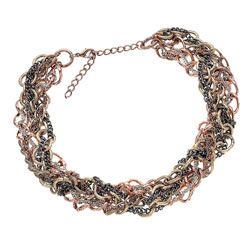Dorothy Perkins Twisted Metal Chain Collar
