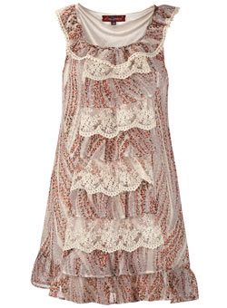 Dorothy Perkins Uttam cream lace dress