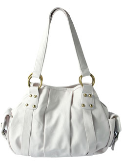 Dorothy Perkins White 4 ring shoulder bag