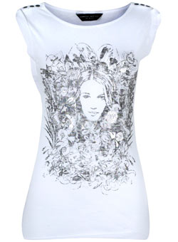 Dorothy Perkins White boho top