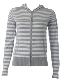 Dorothy Perkins White/grey cotton hoody